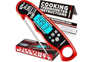 Instant Read Meat Thermometer for Perfectly Cooked Meals