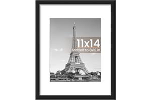11x14 Picture Frame for Wall – Sleek Black Display