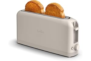 Bella 2 Slice Slim Toaster with 6 Shade Settings – Fits Anywhere