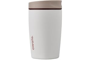 Owala SmoothSip Insulated Coffee Tumbler – 12 oz Travel Mug